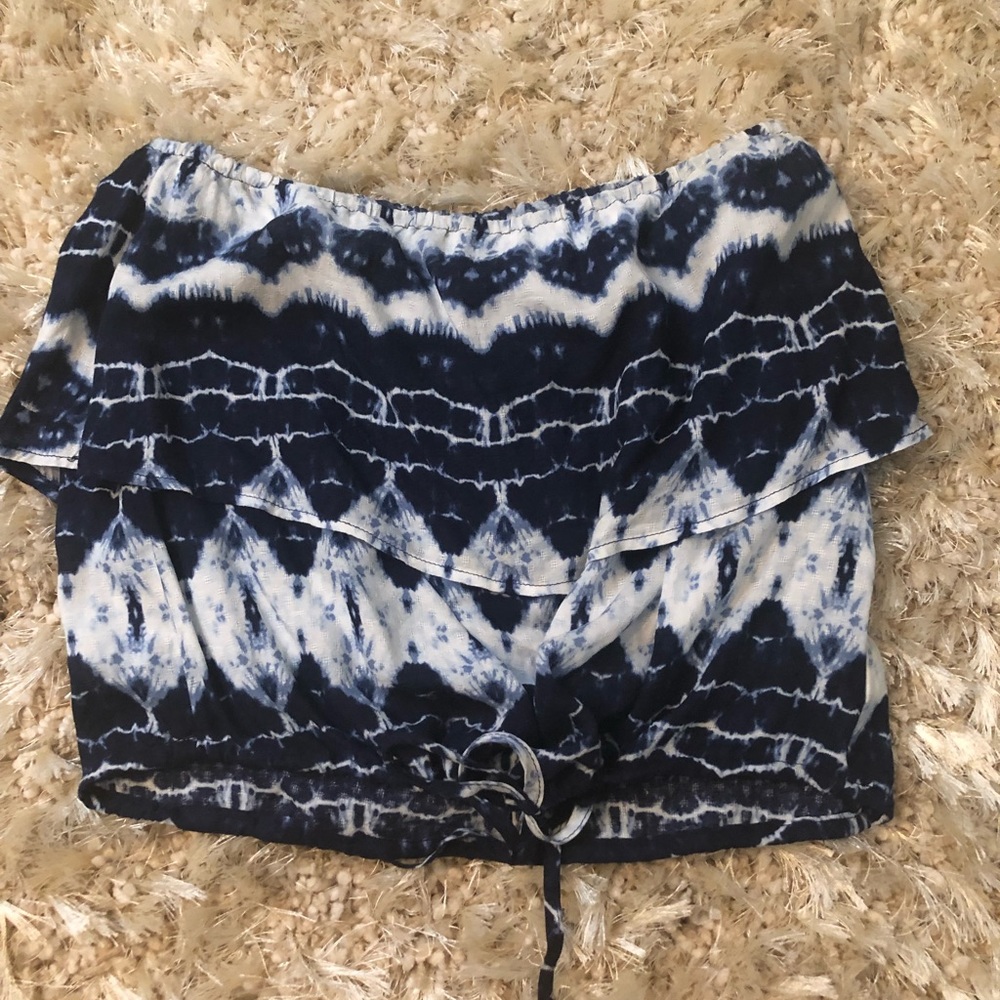 Honey punch strapless top